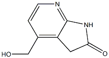 4-(羟甲基)-1,3-二氢-2H-吡咯并[2,3-B]吡啶-2-酮,1260382-59-9,结构式
