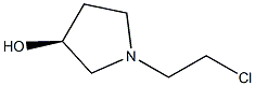 (S)-1-(2-chloroethyl)pyrrolidin-3-ol 结构式