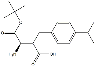 Boc-(R)-3-amino-2-(4-isopropylbenzyl)propanoicacid Structure