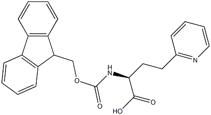 (2S)-2-({[(9H-fluoren-9-yl)methoxy]carbonyl}amino)-4-(pyridin-2-yl)butanoic acid Structure