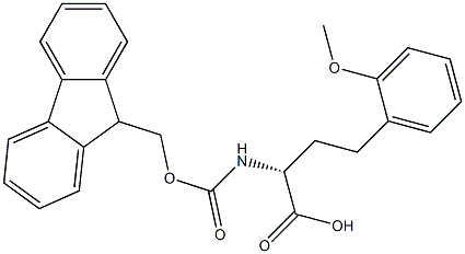 Fmoc-2-methoxy-D-homophenylalanine 结构式