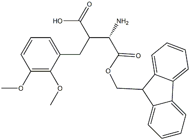 Fmoc-(S)-3-amino-2-(2,3-dimethoxybenzyl)propanoicacid Structure