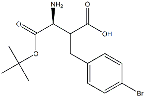 Boc-(S)-2-(4-bromobenzyl)-3-aminopropanoicacid Structure