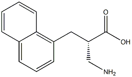 (S)-3-amino-2-(naphthalen-1-ylmethyl)propanoicacid Structure