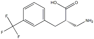 (S)-3-amino-2-(3-(trifluoromethyl)benzyl)propanoicacid 结构式