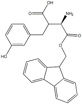 Fmoc-(R)-3-amino-2-(3-hydroxybenzyl)propanoicacid Structure