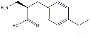 (R)-3-amino-2-(4-isopropylbenzyl)propanoicacid Struktur