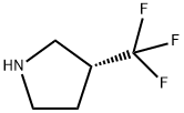 (3R)-3-(trifluoromethyl)pyrrolidine Structure