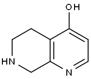 1,7-Naphthyridin-4-ol, 5,6,7,8-tetrahydro-,1260663-31-7,结构式