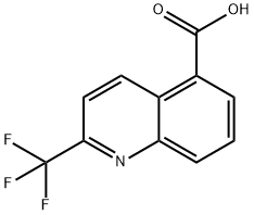 2-(三氟甲基)喹啉-5-羧酸, 1260671-21-3, 结构式