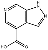 1H-吡唑并[3,4-C]吡啶-4-羧酸 结构式