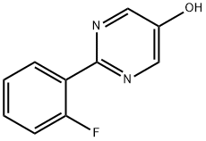 5-Hydroxy-2-(2-fluorophenyl)pyrimidine Structure