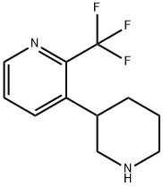 3-(piperidin-3-yl)-2-(trifluoromethyl)pyridine 结构式