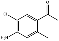 1-(4-Amino-5-chloro-2-methyl-phenyl)-ethanone 结构式