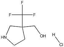 (3-Trifluoromethyl-pyrrolidin-3-yl)-methanol hydrochloride|1260812-78-9