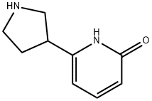 6-(pyrrolidin-3-yl)pyridin-2-ol 化学構造式