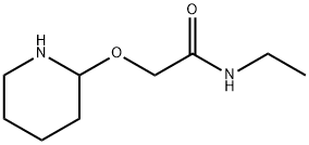 N-Ethyl-2-(piperidin-2-yloxy)acetamide Struktur