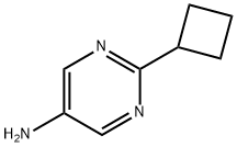 5-Amino-2-(cyclobutyl)pyrimidine Struktur