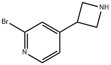 4-(azetidin-3-yl)-2-bromopyridine 结构式