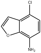 4-chloro-1-benzofuran-7-amine Struktur