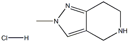 2-METHYL-4,5,6,7-TETRAHYDRO-2H-PYRAZOLO[4,3-C]PYRIDINE HYDROCHLORIDE Structure