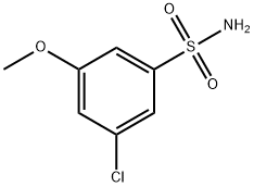 Benzenesulfonamide, 3-chloro-5-methoxy- Structure