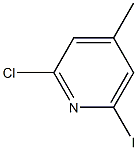 2-Chloro-6-iodo-4-methylpyridine Structure