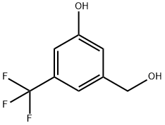 3-(羟甲基)-5-(三氟甲基)苯酚,1261611-31-7,结构式