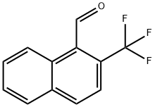 1-Naphthalenecarboxaldehyde, 2-(trifluoromethyl)- Struktur