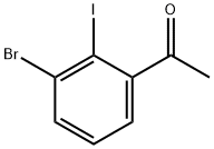 1-(3-Bromo-2-iodo-phenyl)-ethanone Struktur