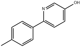 3-Hydroxy-6-(4-tolyl)pyridine 化学構造式