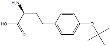 (S)-2-Amino-4-(4-tert-butoxyphenyl)butanoic acid 化学構造式