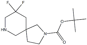 tert-butyl 9,9-difluoro-2,7-diazaspiro[4.5]decane-2-carboxylate,1263178-73-9,结构式