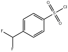 4-(Difluoromethyl)benzenesulfonyl Chloride Struktur