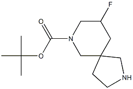 tert-butyl 9-fluoro-2,7-diazaspiro[4.5]decane-7-carboxylate|