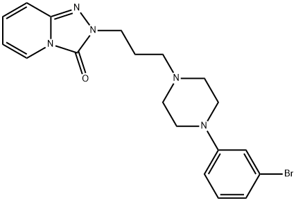 Trazodone impurity 3/Trazodone Bromo Analog/2-{3-[4-(3-Bromophenyl)piperazin-1-yl]propyl}-[1,2,4]triazolo[4,3-a]pyridin-3(2H)-one,1263358-13-9,结构式