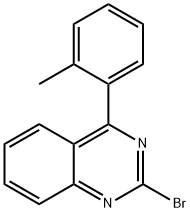 2-Bromo-4-(2-tolyl)quinazoline Structure