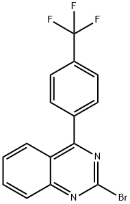 2-Bromo-4-(4-trifluoromethylphenyl)quinazoline Struktur