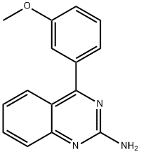 2-Amino-4-(3-methoxyphenyl)quinazoline 结构式