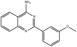 4-Amino-2-(3-methoxyphenyl)quinazoline 结构式