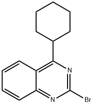 2-Bromo-4-(cyclohexyl)quinazoline Struktur