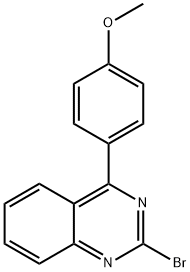 2-Bromo-4-(4-methoxyphenyl)quinazoline Struktur