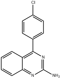 2-Amino-4-(4-chlorophenyl)quinazoline Structure