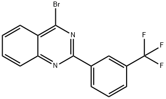 4-Bromo-2-(3-trifluoromethylphenyl)quinazoline Structure