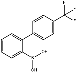 (4'-(三氟甲基)-[1,1'-联苯]-2-基)硼酸,1265312-61-5,结构式