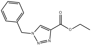 1-Benzyl-1H-1,2,3-triazole-4-carboxylic acid ethyl ester Structure