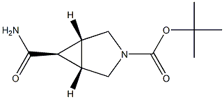 tert-butyl (1R,5S,6r)-6-carbamoyl-3-azabicyclo[3.1.0]hexane-3-carboxylate,1269429-62-0,结构式