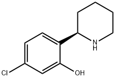 5-CHLORO-2-[(2R)-PIPERIDIN-2-YL]PHENOL Structure