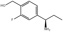 [4-((1R)-1-AMINOPROPYL)-2-FLUOROPHENYL]METHAN-1-OL Struktur