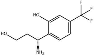 2-((1R)-1-AMINO-3-HYDROXYPROPYL)-5-(TRIFLUOROMETHYL)PHENOL,1270146-29-6,结构式